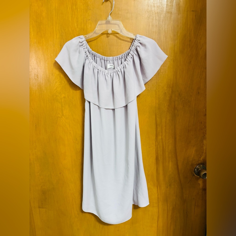 Wilfred Off-Shoulder Mini Dress